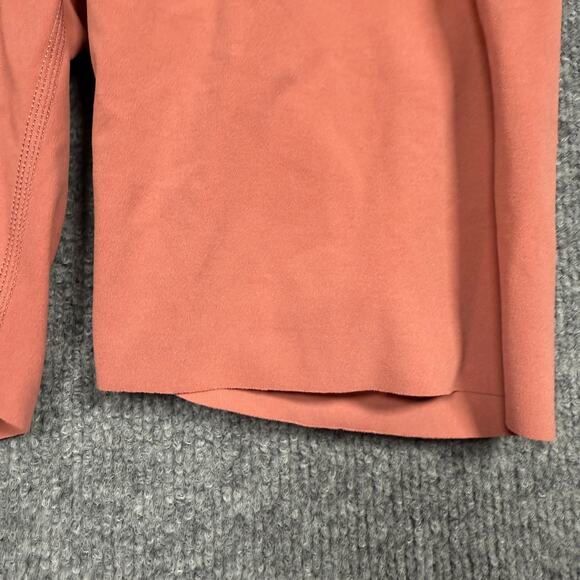 New Nike Womens Small Dri-Fit Capris Tight Cycling Training Burnt Orange Raw Hem - Picture 4 of 11